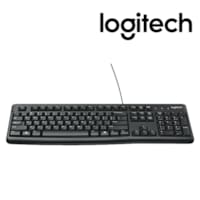Clavier QWERTY K120 Filaire BK-US International USB Noir
