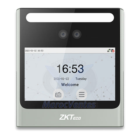 Terminal D’identification Faciale Sans Contact Technologie Avancée Visible Light de ZKTeco EFace10