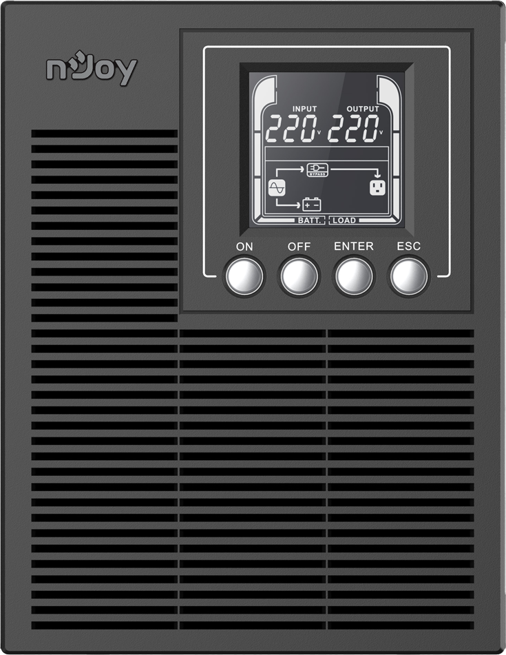 Onduleur en ligne nJoy Echo Pro 1000 - 800 W / 1000 VA - 3 prises NJOY_UPOL-OL100EP-CG