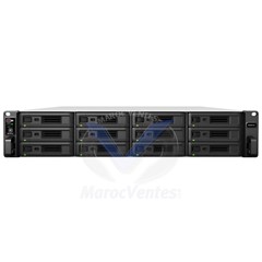 RackStation 12 Baies Xeon D-1541 8 Cœurs 8 Go 4x1 GbE 2x10 GbE 60 Mbit/s RS3621XS+