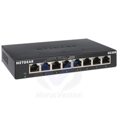 SWITCH NON MANAGEABLE 8 PORTS GIGABIT