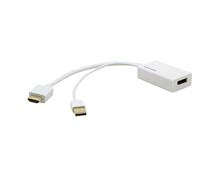 CÂBLE ADAPTATEUR HDMI (M) VERS DISPLAYPORT (F) 4K 2.0 ALIMENTATION USB