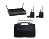 KIT DOUBLE MICRO CRAVATE SANS FIL UHF