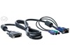 Câble 1x4 pour console KVM 6 pieds PS2 AF612A