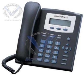 Téléphone IP 2 lignes avec 2 ports Ethernet 10Base-T et 100Base-TX GXP1200