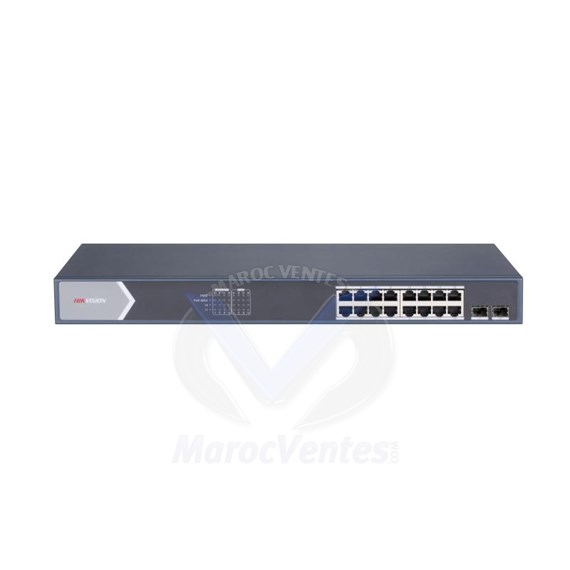 HIKVISION 16 Ports switch 10/100/1000 POE 12M DS-3E0518P-E/M(B)