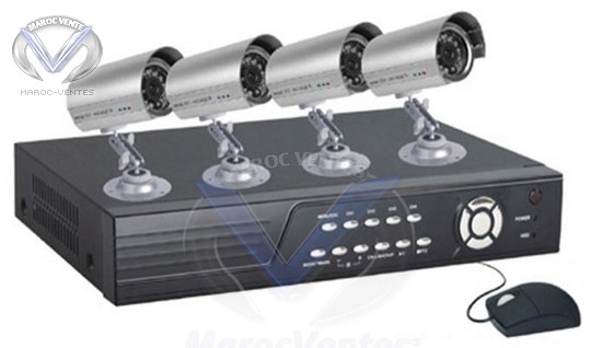 DVR Kits à 4 caméras avec connexion à distance SE-4CH6004B