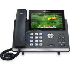 Téléphone IP 2 Ports Gigabit PoE jusqu'à 16 Comptes 7" HD sans Alimentation T48G
